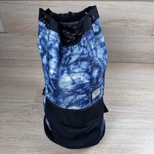 Burton Tinder Rucksack Backpack Lightweight Blue Marble Drawstring Bag