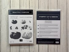 Stampin Up Beautiful Pumpkins Bundle Stamp Set Dies Fall Autumn Thanksgiving