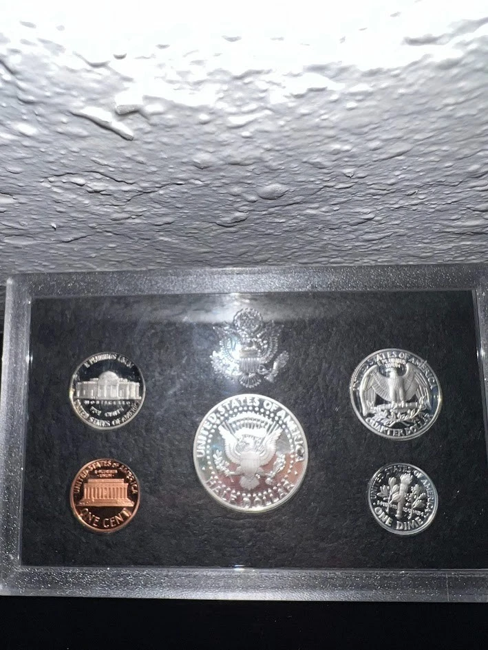 1996 United States Mint Silver Proof Set of 5 Coins - Image 2 of 2