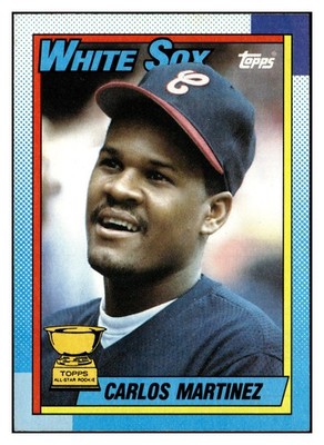Carlos Martinez 1990 Topps #461 Chicago White Sox VTG Baseball *318B
