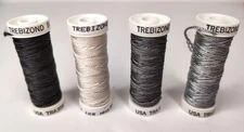 Trebizond Silk Thread Access Commodities Gray Needlepoint Cross Stitch Lot of 4