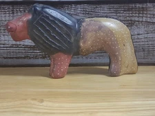 Handcarved Stone Lion