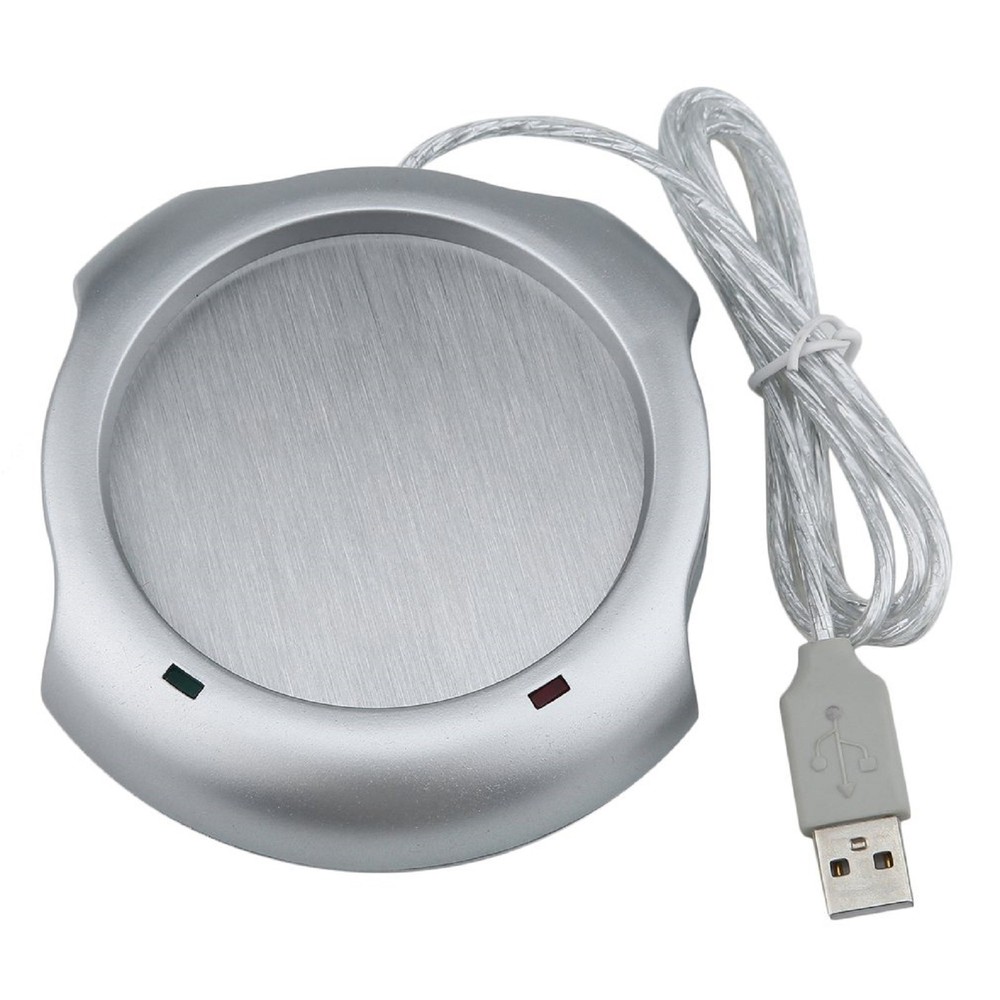 USB Hub with Tea Coffee Mug Warmer Heater Pad for Winter