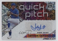 2021 Panini Mosaic Quick Pitch Auto Jordan Yamamoto #QPA-JY Auto 2t9