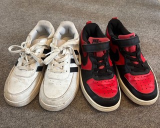 Boys size 1 trainer bundle Nike and Adidas