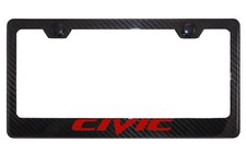 Carbon Fiber License Plate Frame For Civic Carbon Fiber License Plate Frame For Civic