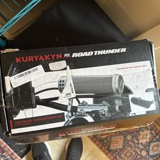 Kuryakyn Road Thunder Sound Bar Plus MTX 2720-Satin Black  7/8"-1 1/2"