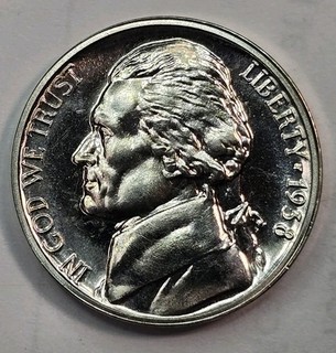 1938 Proof Jefferson Nickel GEM