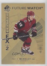 2017-18 SP Authentic Spectrum FX Bounty Gold 46/50 Nick Merkley #S-86 0ll