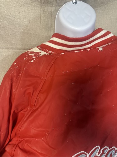 Vintage Ohio State Buckeyes Reversible Full Zip Varsity Jacket See Description! - Picture 7 of 9
