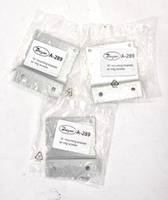 Lot of 3 Dwyer S Type Mounting Bracket A-289 w Mounting Screws Hardware