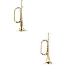 2 Pack Bugle Musical Instruments Plays Taps for Scouting