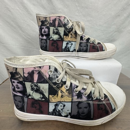 Taylor Swift Eras Collage Sneakers, Swiftie, Tay Tay, ErasTour