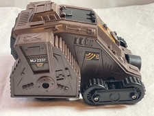MJ-2237 Plastic Brown Toy Tank Battery Operated in Working Order