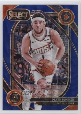 2024-25 Panini Select Courtside Blue Wave Prizm 66/75 Devin Booker #210 05is