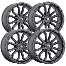 Set Of 4 Vision 405 Korupt 17x9 6x5.5 -12mm Satin Black Wheels Rims 17 Inch