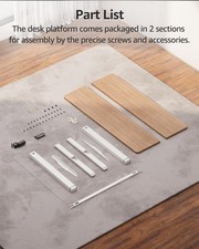 Electric Standing Desk 100x60cm Height Adjustable, Sit Stand Desk with Memory Co — image 8