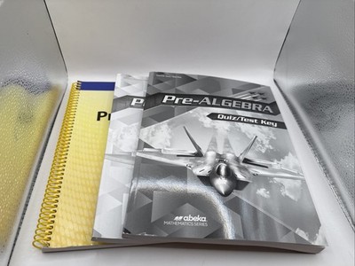Abeka Pre Algebra Key Quizzes Tests Student And Teacher Video Manual 4th Ed
