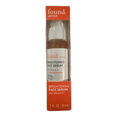 FOUND. ACTIVE - BRIGHTENING FACE SERUM WITH VITAMIN C - 1 FL. OZ. NIB