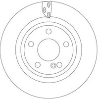 2X TRW Bremsscheiben 295Mm BelÜFtet Hinten Passend FÜR Infiniti Q30 QX30 |