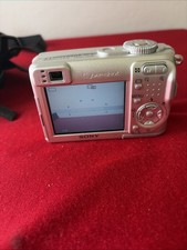 Sony Cyber-shot DSC-W1 Camera 5.1MP 3x Zoom Compact Silver W LCS-CSD Case Works