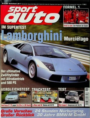 4) Sport Auto 06/2002 - Hyundai Coupe FX V6 mit 16 - Nissan Skyline  GT-R mit 5