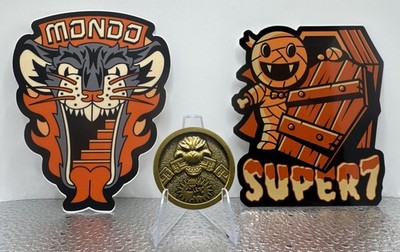 Super 7 Godzilla Pop Up Shop Entry Metal Coin with Stickers SDCC 2025