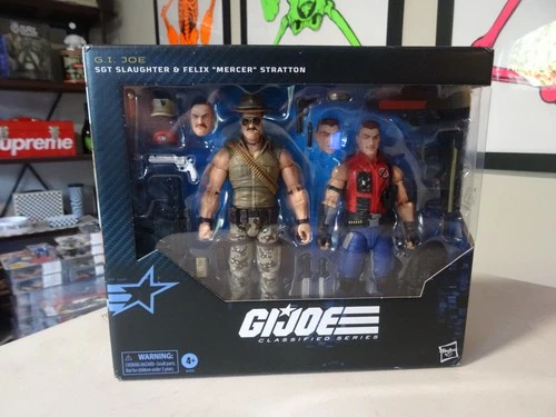 G.I. Joe Classified Series #173 SGT Slaughter & Felix Mercer Stratton 6" Figures