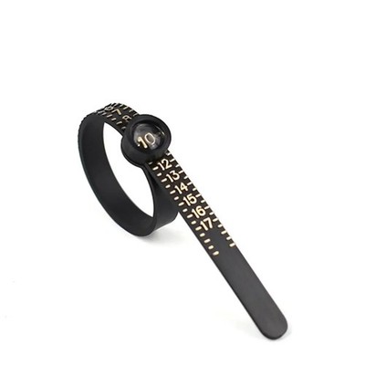 US Ring Size Measuring Tool Finger Gauge with Magnifying Glass for Rings