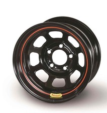 Bassett Wheels Black Lightweight D-hole Wheel Size 15 X 10