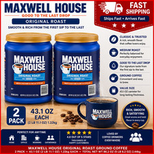 2PACK Maxwell House Original Roast Medium Ground Coffee 43.1oz
