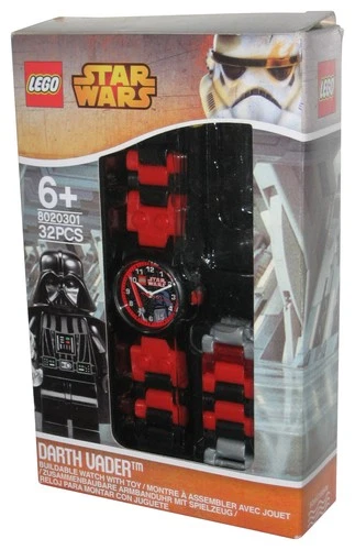 Star Wars LEGO (2013) Darth Vader Buildable Toy Watch 8020301 - (Missing MiniFi