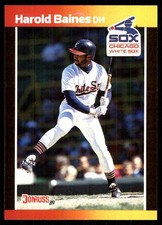 Harold Baines 1989 Donruss #148 Cubs MLB READ FREE SHIPPING AutographDen