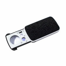 30X 60X 90X Pocket Magnifying Magnifier Jeweler Loupe Eye Glass Loop LED Light