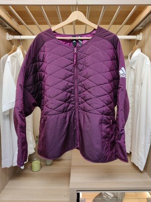 NEU MIT ETIKETT ADIDAS LILA 3X UK 28-30 JACKE MANTEL GESTEPPT WATTIERT FREIZEIT LEICHT DAMEN