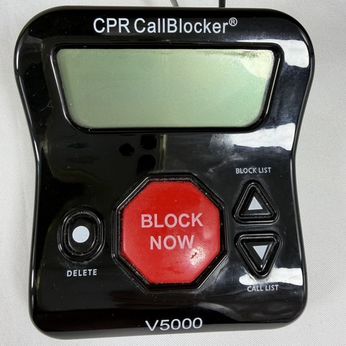 CPR V5000 Call Blocker for Landline Phones - Block Robocalls, Stop Spam Callers