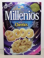 Y2K Millenios from Cheerios 2000 Cereal Box Limited Edition FULL Factory Sealed