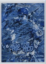 2017 Topps Fire Monikers Blue Chip Gary Carter #M-33 HOF b4d