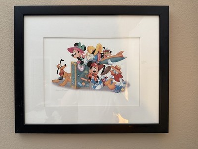 Disney's  Up to Our Ears in Vacation Fun Framed Lithograph 