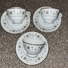 Rosey China Springtime 3417  Tea Cup And Saucer, Set Of 3 — photo 1