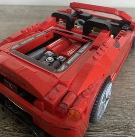 Lego 8143 Ferrari F430 Challenge 1:17 Racers Super Car 2007 Set no Box Read