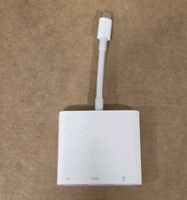 Apple USB-C Digital AV Multiport Adapter: HDMI 4K, USB-A, USB-C Charge A1621