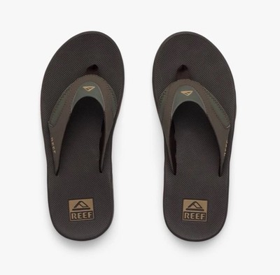 Reef Fanning Men s Sandals Brown Gum Bottle Opener Size 12