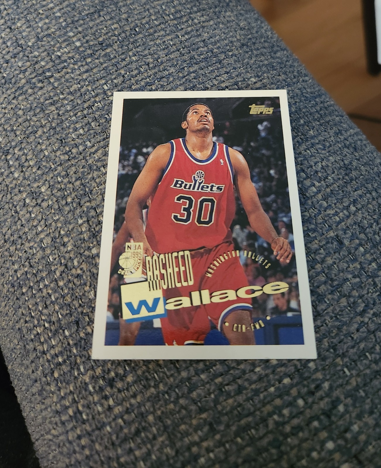 1995-96 Topps Basketball Rasheed Wallace #193 RC Bullets Portland Trailblazers