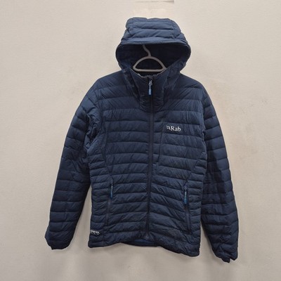 Rab Infinity Microlight Goretex wasserdichte gefütterte Regen Outdoor Daunenjacke Small