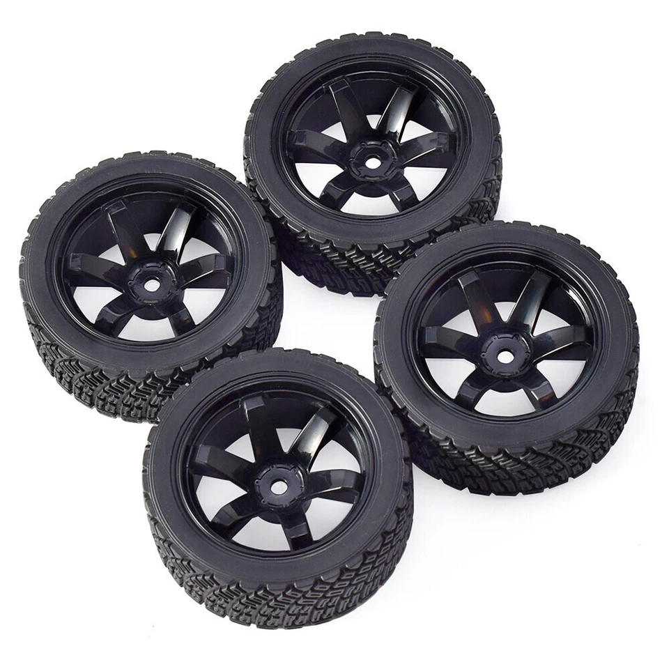 Austar 12mm Hex 67mm RC Auto Gummireifen Rad für 1/10 Rolly WLtoys 1/14 144001 - Bild 2 von 4