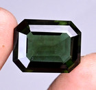 21.70 Ct Moldavite Naturelle Vert Émeraude Certifiée AGL, Pierre Taillée