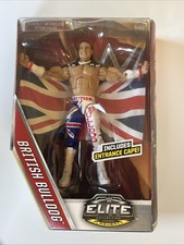 BRITISH BULLDOG MATTEL WWE ELITE 39 FLASHBACK NEW MOC DAVEY BOY SMITH HART WCW