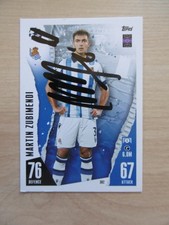 Martin Zubimendi autograph signed trading card Topps Real Sociedad