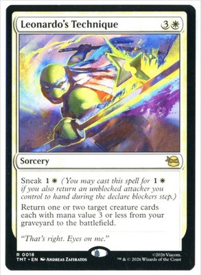 MtG TMT Leonardo's Technique #18 Non-Foil